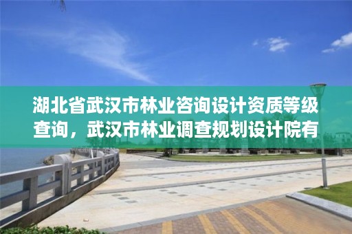 湖北省武汉市林业咨询设计资质等级查询，武汉市林业调查规划设计院有限公司