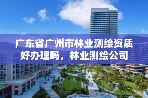 广东省广州市林业测绘资质好办理吗,林业测绘公司