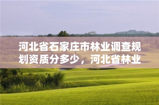 河北省石家庄市林业调查规划资质分多少，河北省林业调查规划设计院招聘