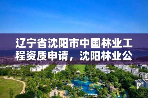 辽宁省沈阳市中国林业工程资质申请,沈阳林业公司