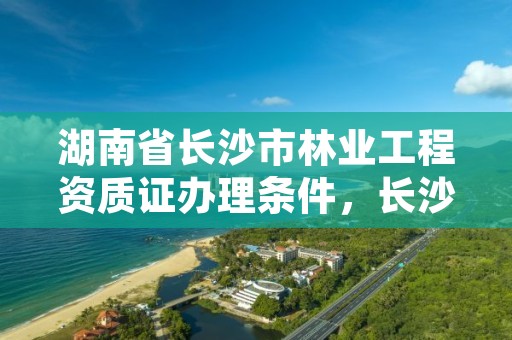 湖南省长沙市林业工程资质证办理条件，长沙市林业局总工程师