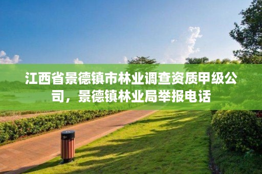 江西省景德镇市林业调查资质甲级公司,景德镇林业局举报电话