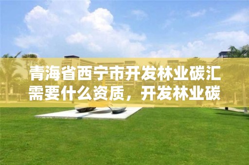 青海省西宁市开发林业碳汇需要什么资质,开发林业碳汇项目如何拿补贴赚钱