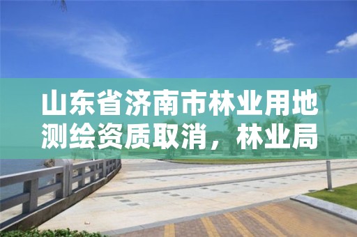 山东省济南市林业用地测绘资质取消,林业局测绘项目