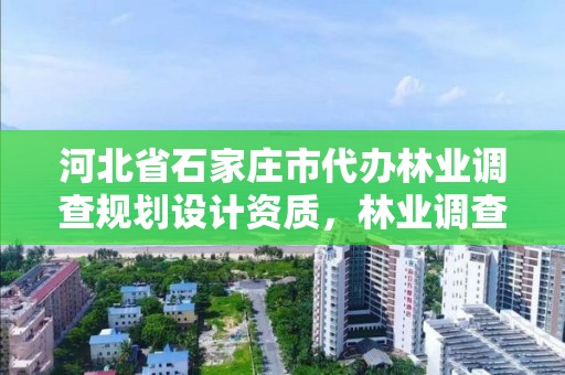 河北省石家庄市代办林业调查规划设计资质，林业调查规划设计资质公示