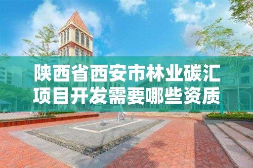 陕西省西安市林业碳汇项目开发需要哪些资质,陕西省西安市林业碳汇项目开发需要哪些资质和资质