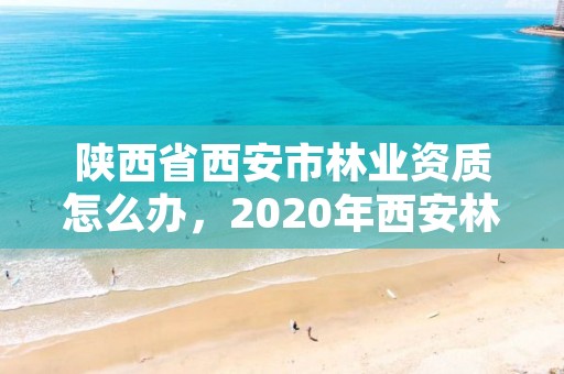 陕西省西安市林业资质怎么办,2020年西安林业局招聘