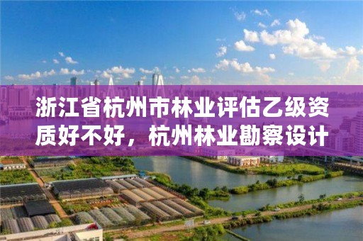 浙江省杭州市林业评估乙级资质好不好，杭州林业勘察设计院