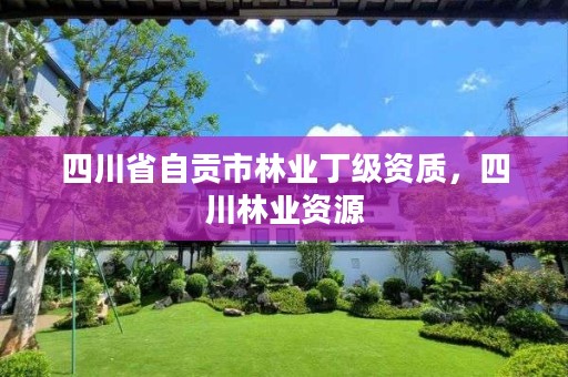 四川省自贡市林业丁级资质,四川林业资源