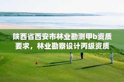 陕西省西安市林业勘测甲b资质要求，林业勘察设计丙级资质