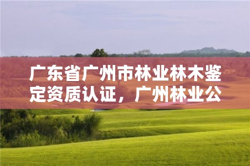 广东省广州市林业林木鉴定资质认证，广州林业公司