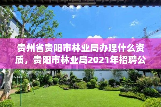 贵州省贵阳市林业局办理什么资质，贵阳市林业局2021年招聘公告