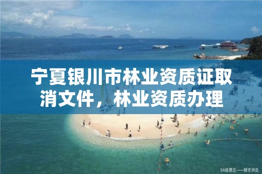 宁夏银川市林业资质证取消文件,林业资质办理