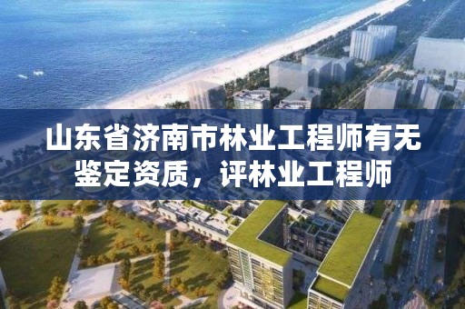 山东省济南市林业工程师有无鉴定资质,评林业工程师