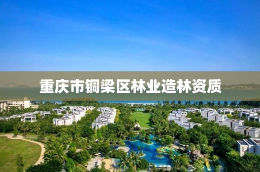 重庆市铜梁区林业造林资质