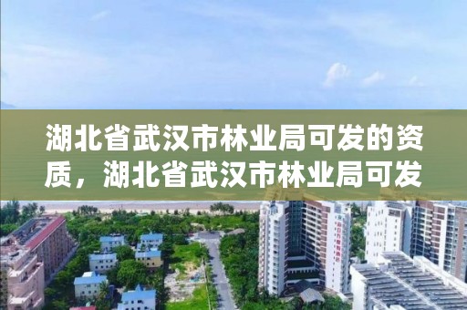 湖北省武汉市林业局可发的资质,湖北省武汉市林业局可发的资质有哪些
