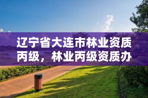 辽宁省大连市林业资质丙级,林业丙级资质办理条件
