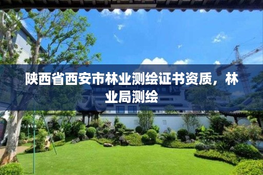 陕西省西安市林业测绘证书资质,林业局测绘
