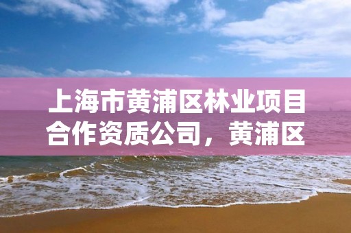上海市黄浦区林业项目合作资质公司,黄浦区园林绿化管理局