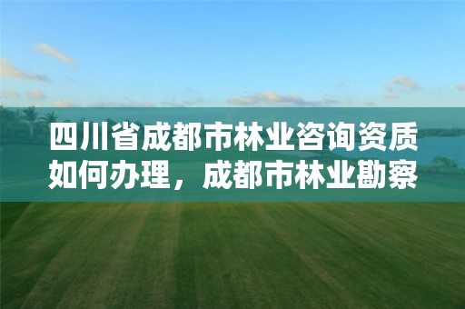 四川省成都市林业咨询资质如何办理,成都市林业勘察设计院