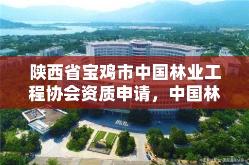 陕西省宝鸡市中国林业工程协会资质申请,中国林业产业协会