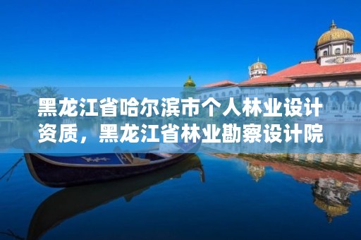 黑龙江省哈尔滨市个人林业设计资质,黑龙江省林业勘察设计院电话
