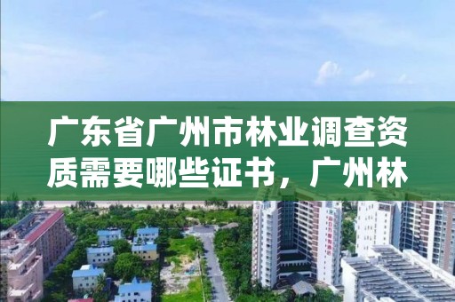 广东省广州市林业调查资质需要哪些证书,广州林业调查规划院