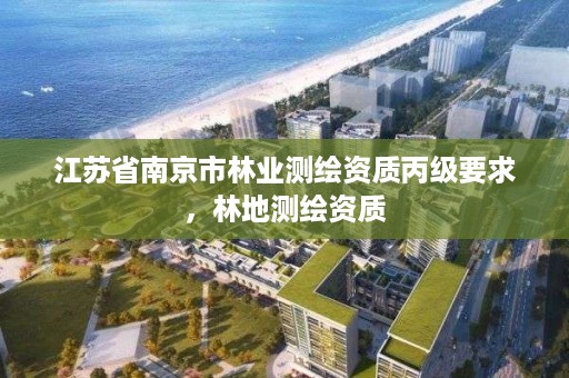 江苏省南京市林业测绘资质丙级要求,林地测绘资质
