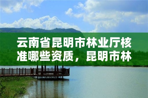 云南省昆明市林业厅核准哪些资质,昆明市林业产业投资开发有限公司