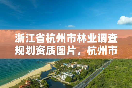 浙江省杭州市林业调查规划资质图片,杭州市林业科学研究院