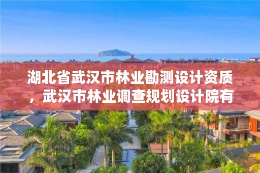 湖北省武汉市林业勘测设计资质，武汉市林业调查规划设计院有限公司