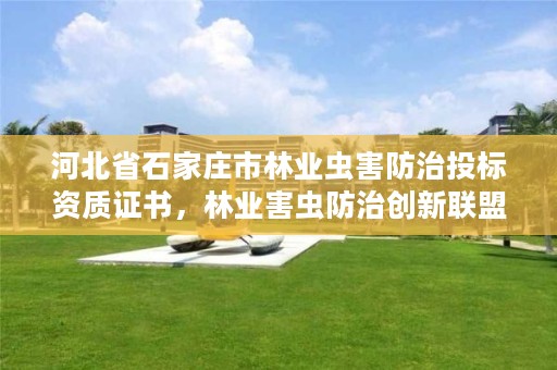 河北省石家庄市林业虫害防治投标资质证书，林业害虫防治创新联盟