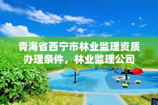 青海省西宁市林业监理资质办理条件，林业监理公司