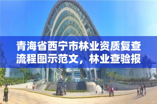 青海省西宁市林业资质复查流程图示范文，林业查验报告