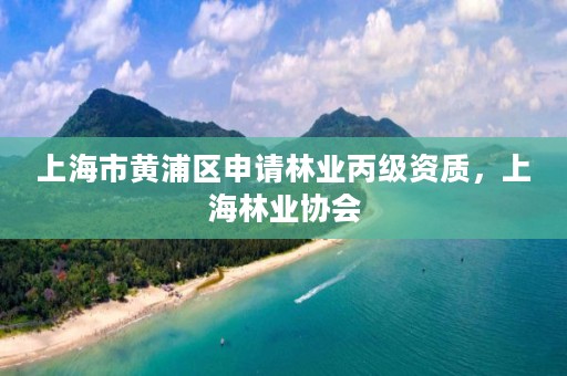 上海市黄浦区申请林业丙级资质,上海林业协会