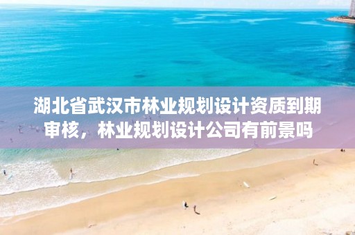湖北省武汉市林业规划设计资质到期审核，林业规划设计公司有前景吗