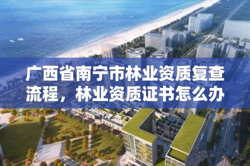 广西省南宁市林业资质复查流程,林业资质证书怎么办理?