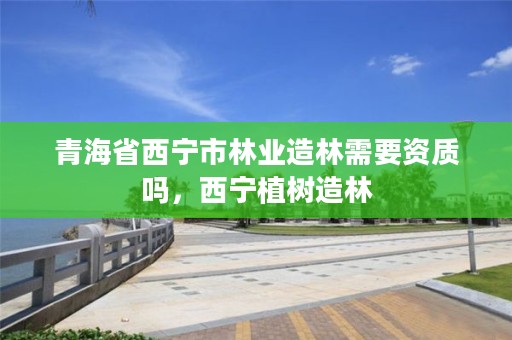 青海省西宁市林业造林需要资质吗，西宁植树造林