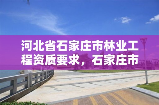 河北省石家庄市林业工程资质要求，石家庄市林业局办公室电话