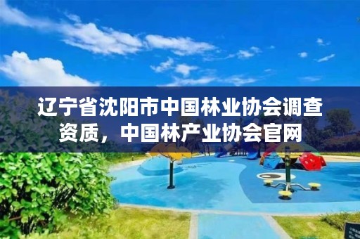 辽宁省沈阳市中国林业协会调查资质,中国林产业协会官网