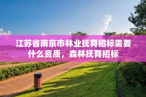 江苏省南京市林业抚育招标需要什么资质，森林抚育招标