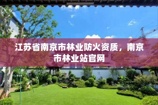 江苏省南京市林业防火资质，南京市林业站官网