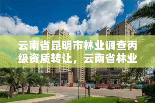 云南省昆明市林业调查丙级资质转让,云南省林业调查规划