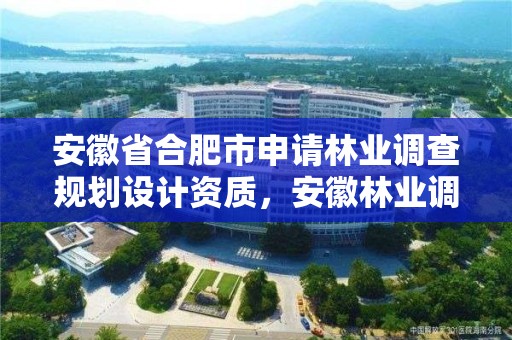安徽省合肥市申请林业调查规划设计资质,安徽林业调查规划院