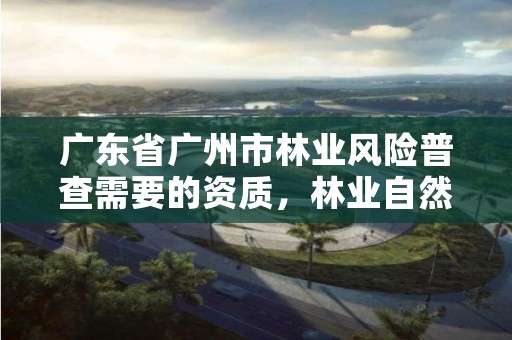 广东省广州市林业风险普查需要的资质，林业自然灾害风险普查