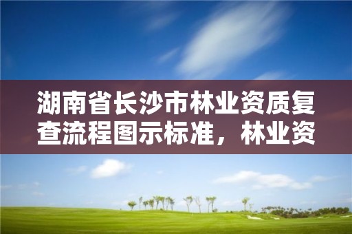 湖南省长沙市林业资质复查流程图示标准，林业资格