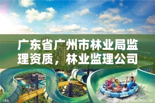 广东省广州市林业局监理资质，林业监理公司