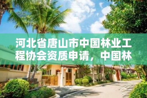 河北省唐山市中国林业工程协会资质申请,中国林业建工协会