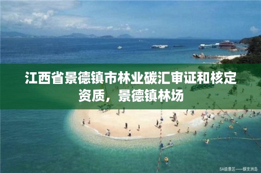 江西省景德镇市林业碳汇审证和核定资质,景德镇林场