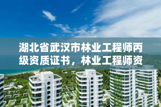 湖北省武汉市林业工程师丙级资质证书,林业工程师资格证报考条件